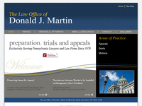 DONALD MARTIN website screenshot