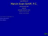 MARVIN SCHIFF website screenshot