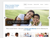 MARY PARKER website screenshot