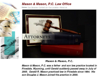 DOUGLAS MASON website screenshot