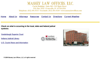 TOM MASSEY website screenshot