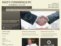 MATT CUMMINGS website screenshot