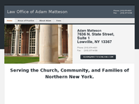 ADAM MATTESON website screenshot