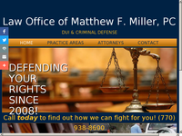 MATTHEW MILLER website screenshot