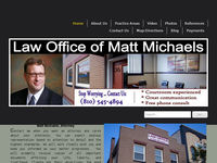 MATTHEW MICHAELS website screenshot