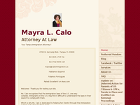 MAYRA CALO website screenshot