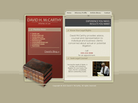 DAVID MC CARTHY III website screenshot