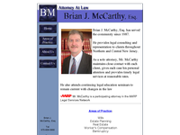 BRIAN MC CARTHY website screenshot