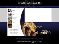 RONALD MC CORMACK website screenshot