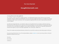 DOUGLAS MC DERMOTT website screenshot