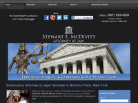 STEWART MC DIVITT website screenshot