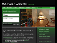 OWEN MC GOWAN website screenshot