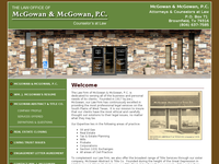 BILL MC GOWAN website screenshot