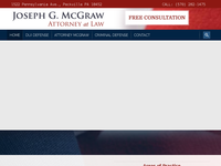 JOE MC GRAW website screenshot