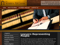 WARREN MC GRAW website screenshot