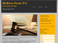 TIMOTHY MC KEON website screenshot