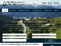 SHARI MC MENAMIN website screenshot