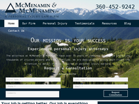PATRICK MC MENAMIN website screenshot