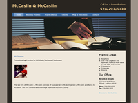 JAMES MC CASLIN website screenshot