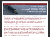 HOWARD MCMAHON website screenshot