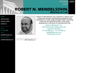 ROBERT MENDELSOHN website screenshot