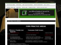 HEATHER MENDIVIL website screenshot