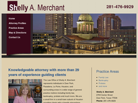 SHELLY MERCHANT website screenshot