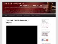 ALFRED MERLIE website screenshot