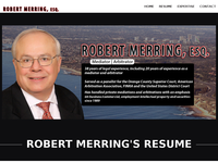 ROBERT MERRING website screenshot