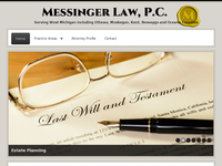 DONALD MESSINGER website screenshot