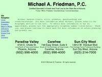 MICHAEL FRIEDMAN website screenshot