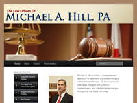MICHAEL HILL website screenshot