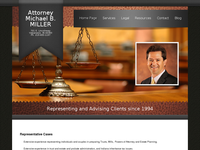 MICHAEL MILLER website screenshot