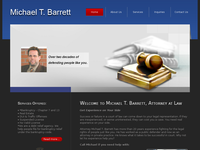 MICHAEL BARRETT website screenshot