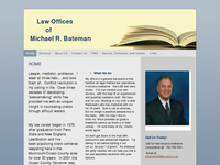 MICHAEL BATEMAN website screenshot