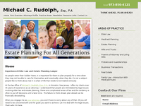 MICHAEL RUDOLPH website screenshot