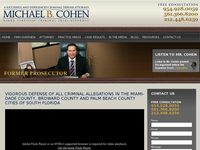MICHAEL COHEN website screenshot
