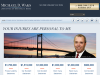 MICHAEL WAKS website screenshot