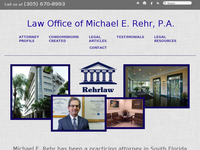 MICHAEL REHR website screenshot