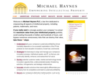 MICHAEL HAYNES website screenshot