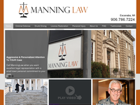 MICHAEL MANNING website screenshot