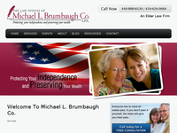 MICHAEL BRUMBAUGH website screenshot