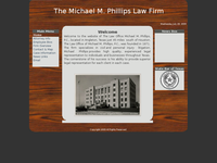 MICHAEL PHILLIPS website screenshot