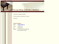 MICHAEL MOTELSON website screenshot