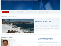 MICHAEL ROSS website screenshot