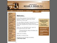 MICHAEL DAOUDI website screenshot