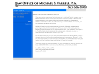 MICHAEL FARRELL website screenshot