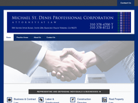 MICHAEL ST DENIS website screenshot