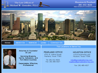 MICHAEL GONZALEZ website screenshot