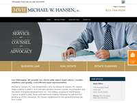 MICHAEL HANSEN website screenshot